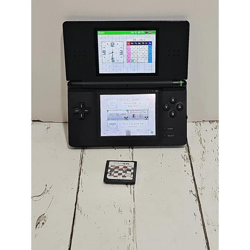 Nintendo DS Lite Handheld Console - Enamel Navy With Mario Kart SEE DESCRIPTION - Picture 6 of 10